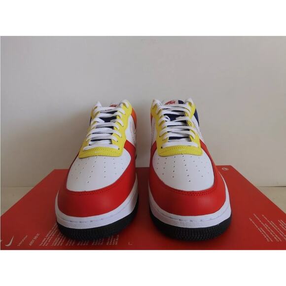 Nike Air Force 1 07 LV8 "Multi Color" University Red-White Sz 15 [FN6840-657] - Picture 3 of 4